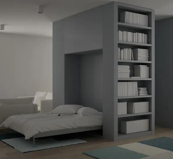 Space Saving horizontal murphy bed