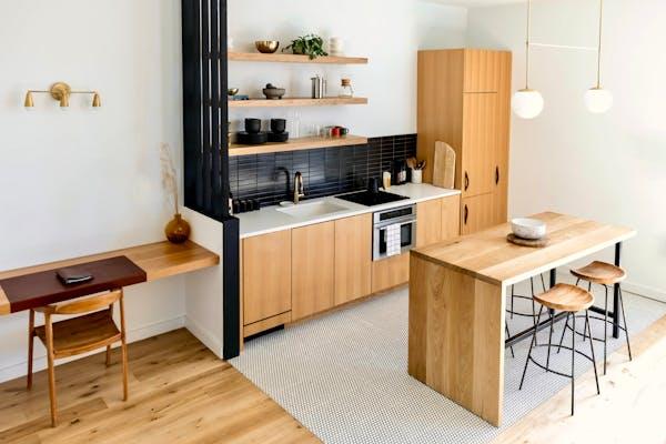 Innovative kitchen furniture for compact spaces